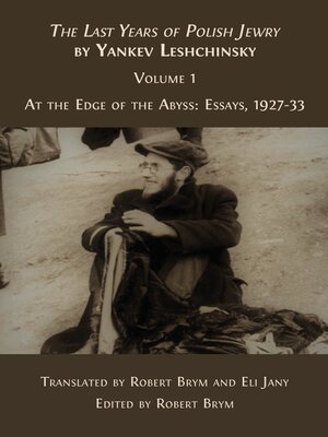 cover image of The Last Years of Polish Jewry, Volume 1
